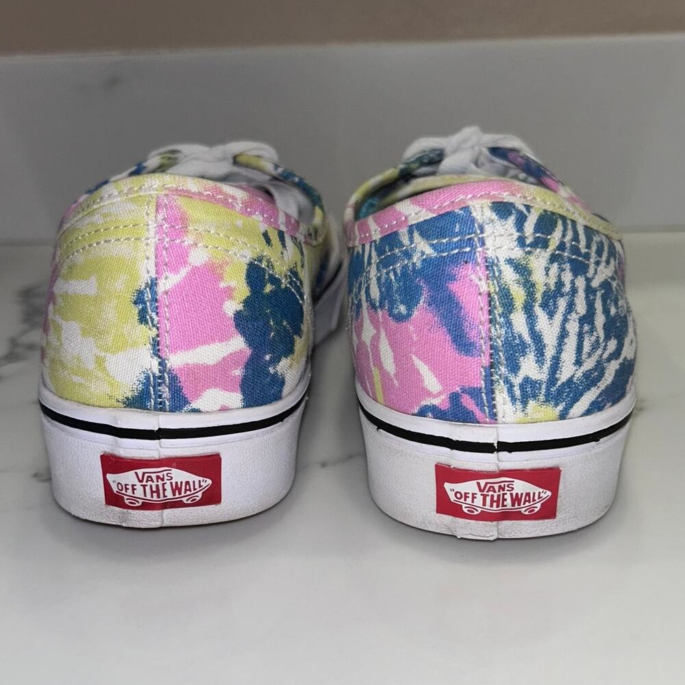Vans off the Wall Comfy Cush Shoes Tie Dye Skate Sneakers Women's 8.5 Men's 7.0 - Picture 5 of 8